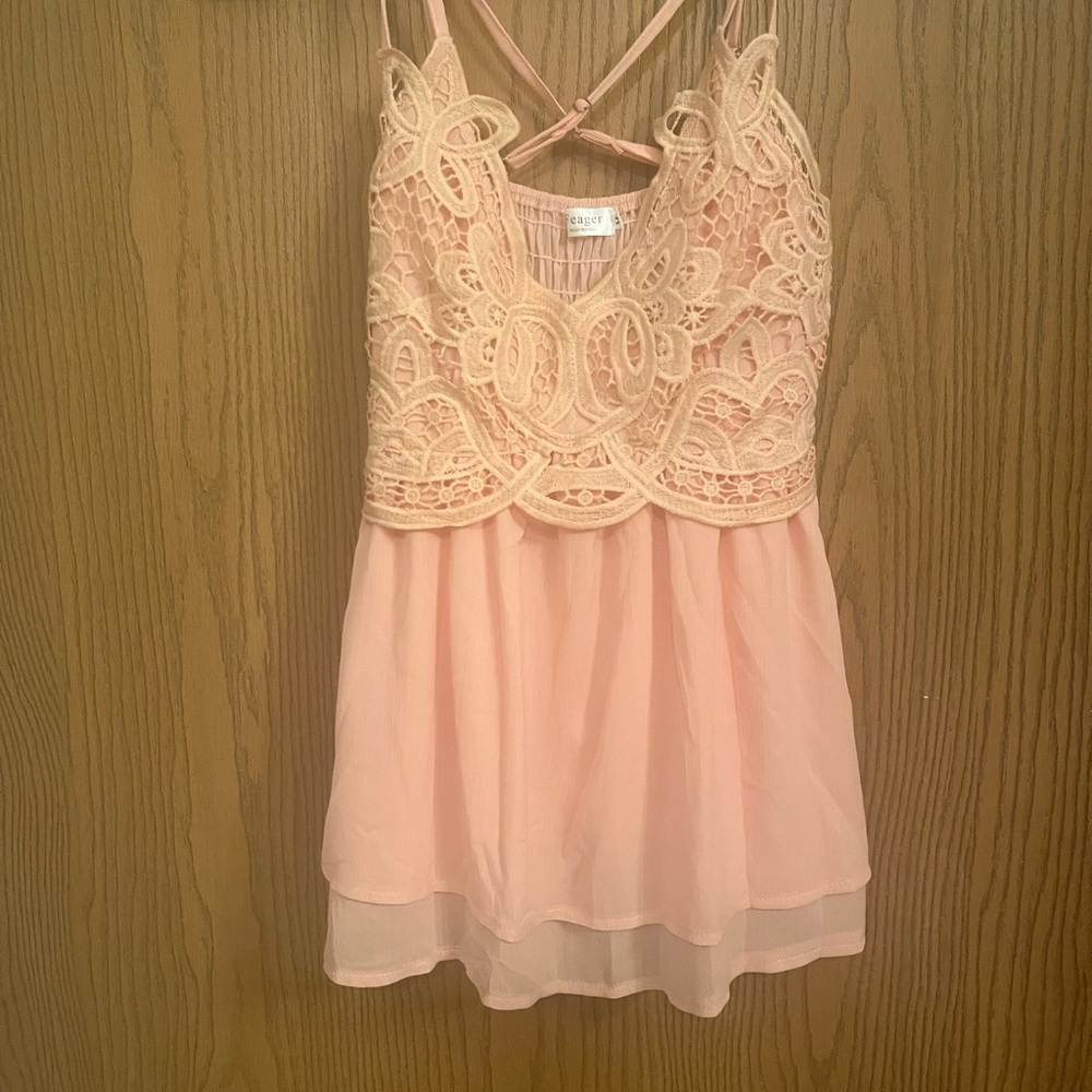Pink tank top